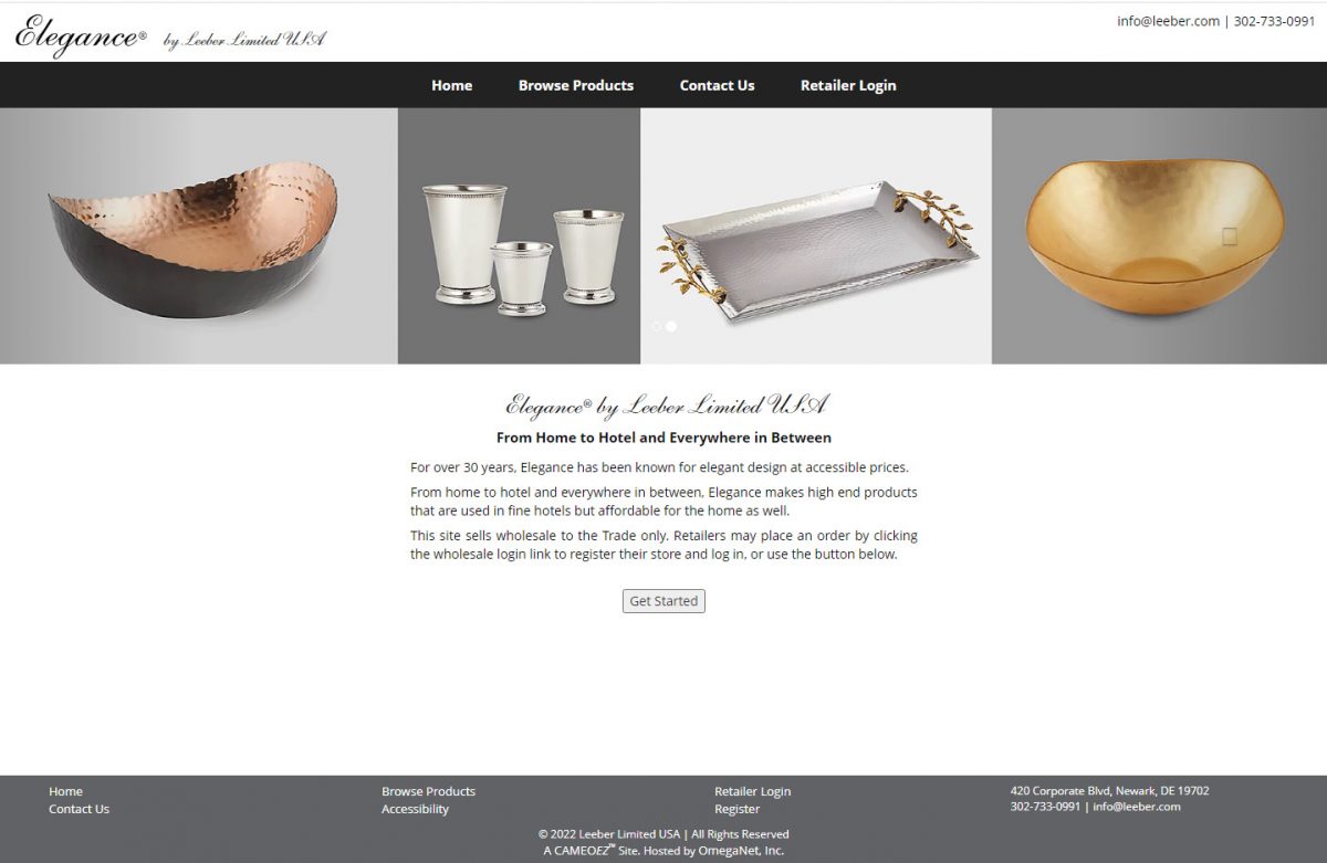New Wholesale Website for Leeber Limited